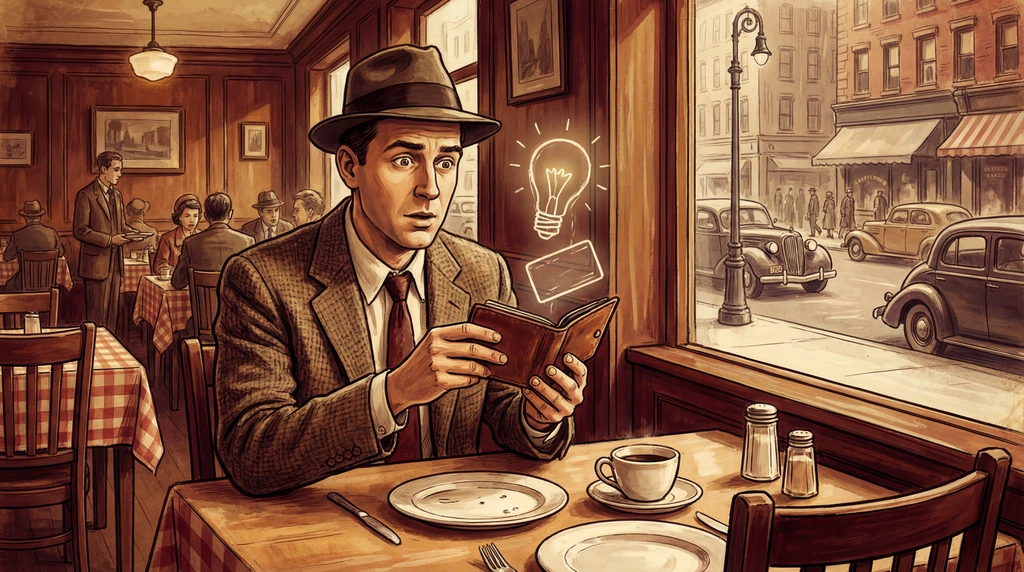 Vergessenes Portemonnaie – die Idee zur ersten Kreditkarte entsteht